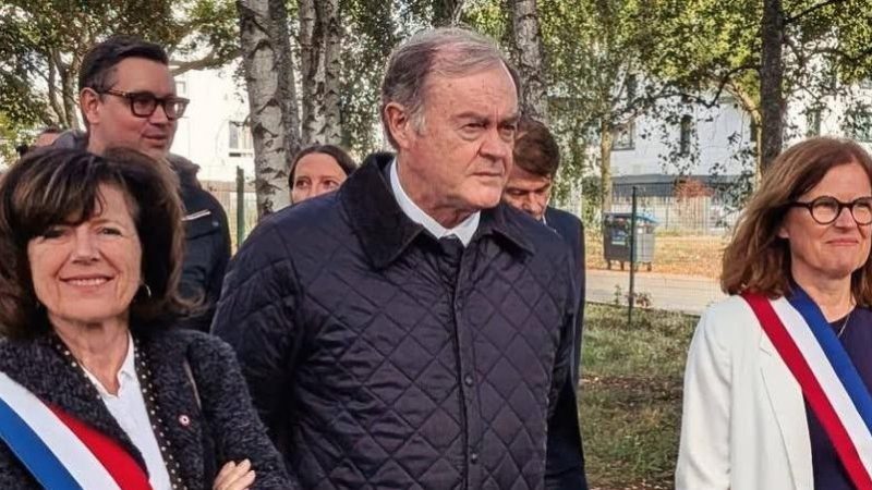 Inauguration du groupe scolaire Adelaïde Hautval à Oberhausbergen