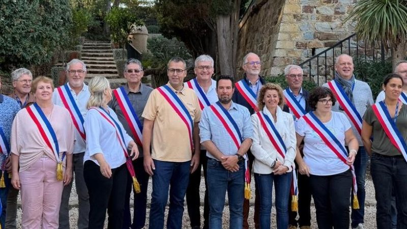 Avec les élus de Dambach-la-Ville à Bormes-les-Mimosas